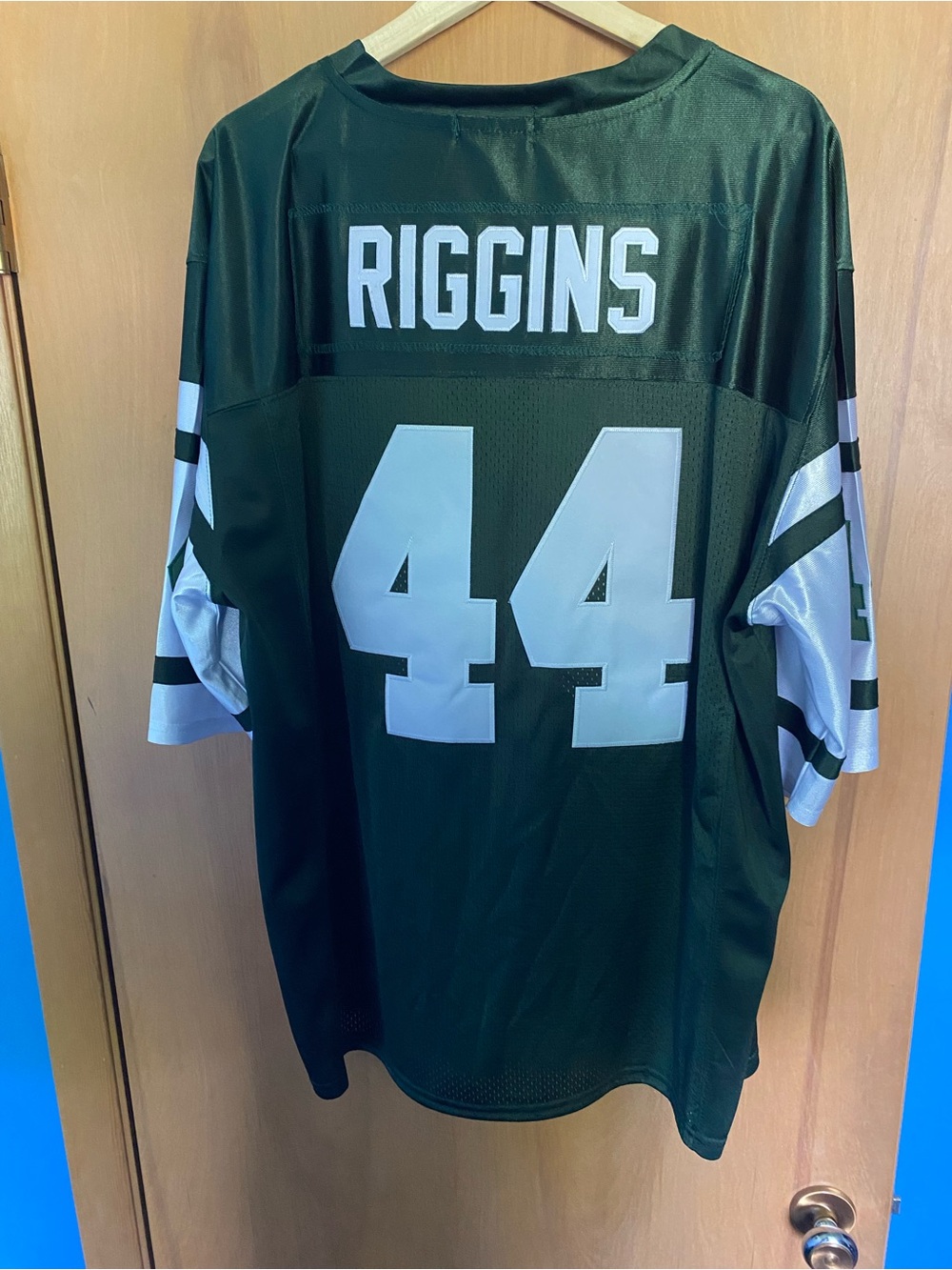 Mitchell & Ness New York Jets John Riggins Throwback Football Jersey - Picture 2 of 7